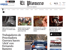 Tablet Screenshot of elpionero.com.mx